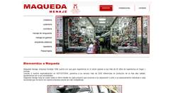 Desktop Screenshot of maquedamenaje.com